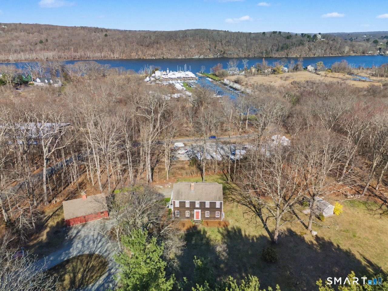 226 Middlesex Avenue Chester, CT 06412 - Photo 2 of 40 a view of a lake in middle of the town