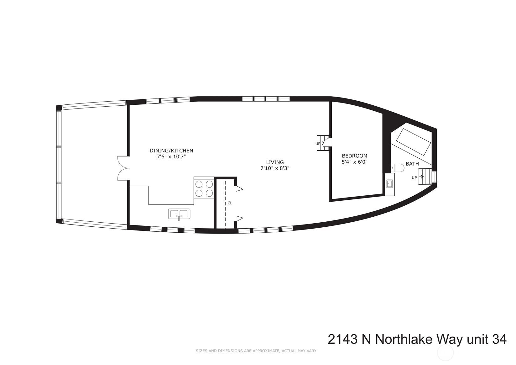 2143 North Northlake Way, Unit 34 Seattle, WA 98103 - Photo 21 of 21 a picture of a floor plan