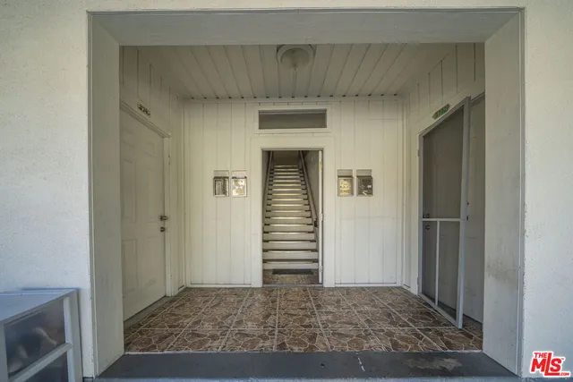 a view of an entryway door