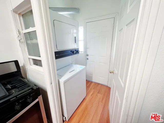 a room with storage and utility