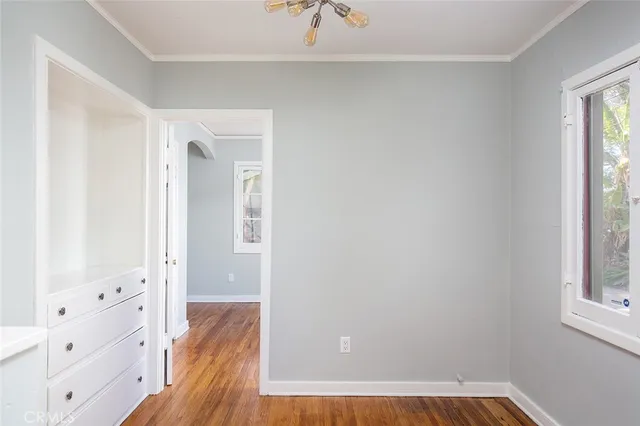 wooden floor in a gallery