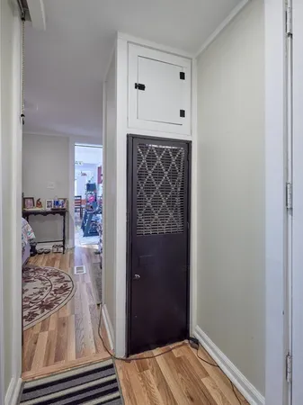 a view of kitchen and utility room