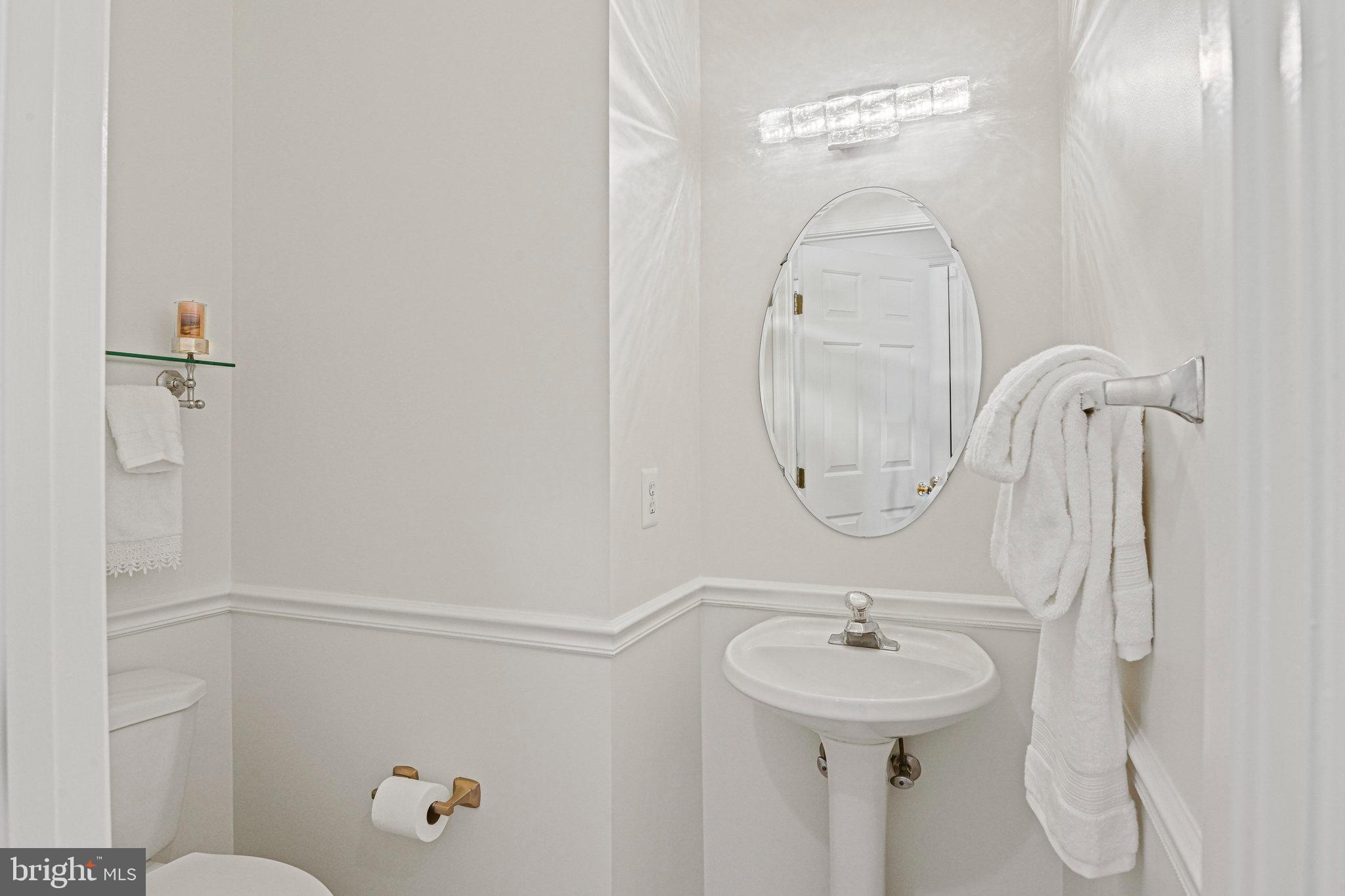 20678 Citation Drive Ashburn, VA 20147 - Photo 11 of 22 a bathroom with a sink a toilet and a mirror