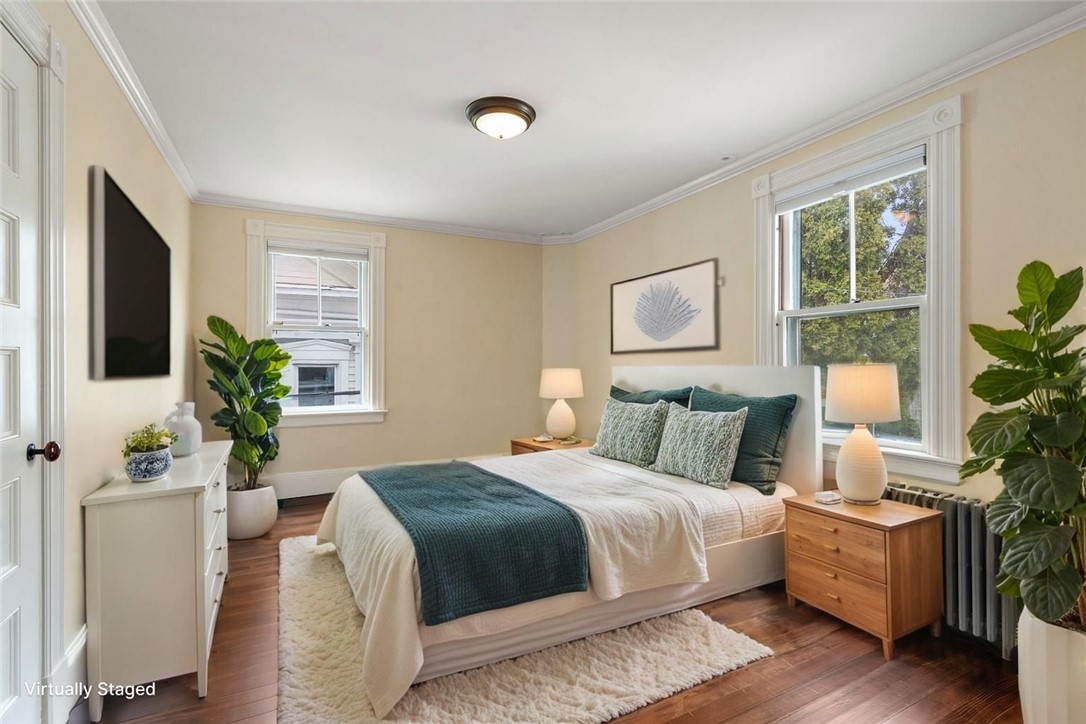 21 Division Street Newport, RI 02840 - Photo 25 of 41 Virtually Staged bedroom 1