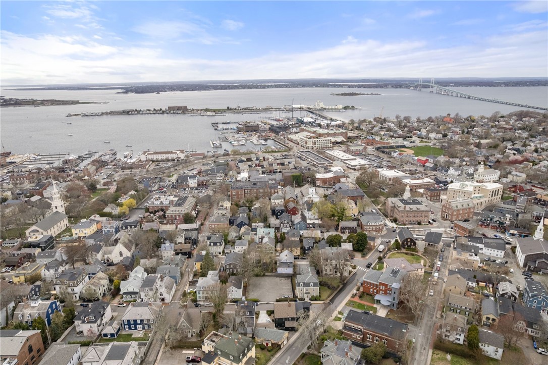 21 Division Street Newport, RI 02840 - Photo 41 of 41 Arial View with Newport Harbor