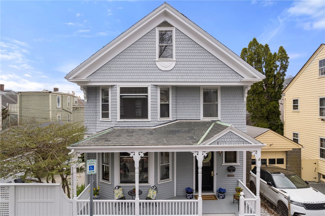 21 Division Street Newport, RI 02840 - Photo 8 of 41 Front of house facing Division Street