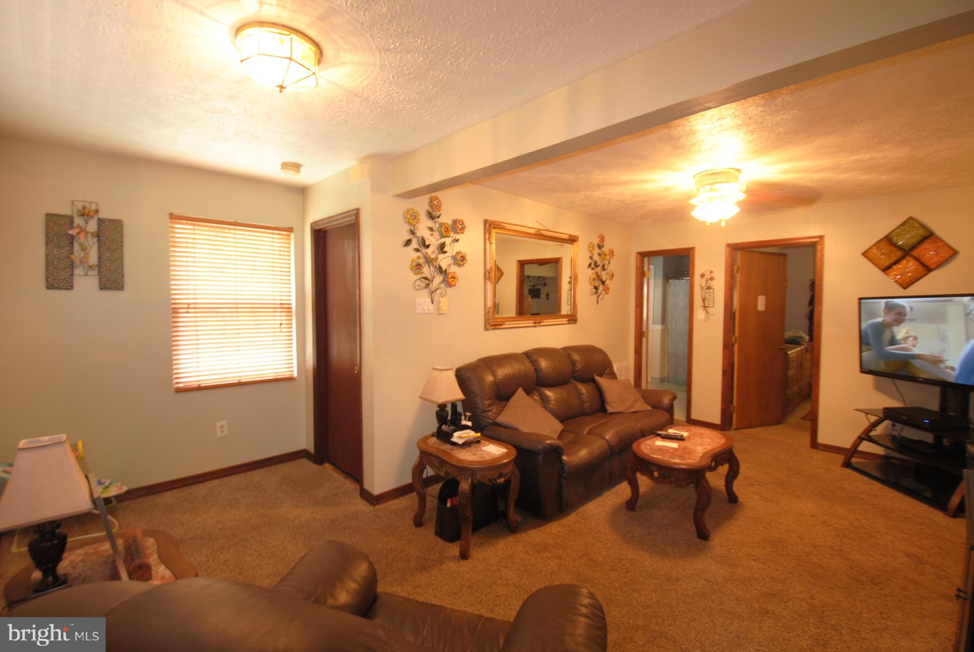 345 Sinking Spring Lane Gore, VA 22637 - Photo 8 of 30 a living room with furniture and a flat screen tv