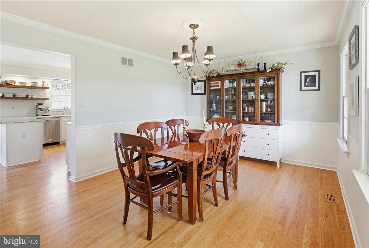 20128 Gunpowder Road Manchester, MD 21102 - Photo 18 of 66 a view of a dining room with furniture and wooden floor
