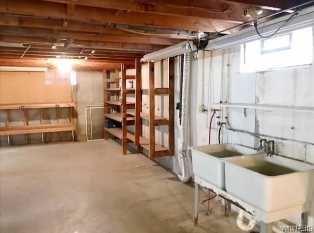 236 Rehm Road Cheektowaga, NY 14043 - Photo 32 of 36 Full Basement with Laundry hook ups