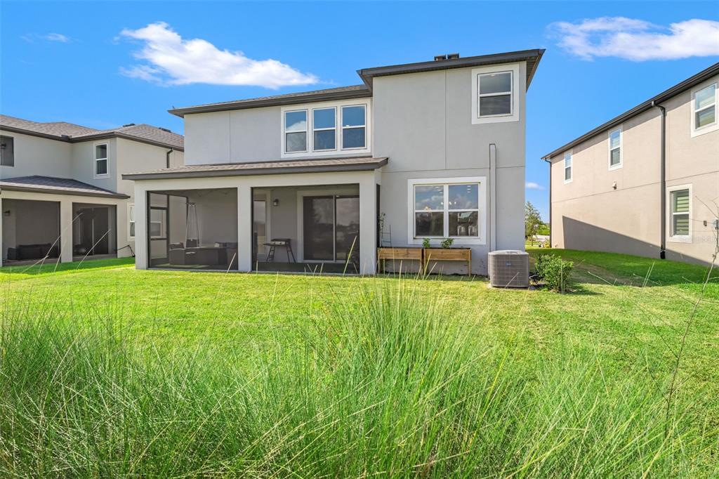5945 Newberry Pnes Avenue Wesley Chapel, FL 33545 - Photo 48 of 55 a view of a house with backyard and porch