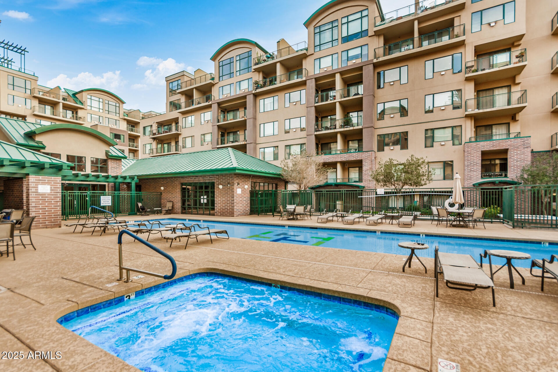 2302 North Central Avenue, Unit 206 Phoenix, AZ 85004 - Photo 31 of 35 a front view of a building with sitting area