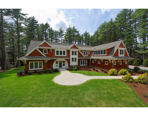 200 Concord Road Weston, MA 02493 - Photo 1 of 1 a view of a house with a big yard and large trees