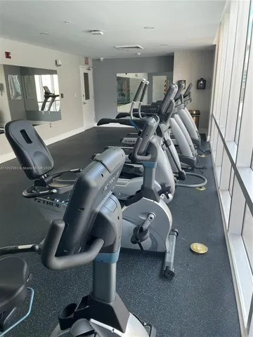 a view of a closet area