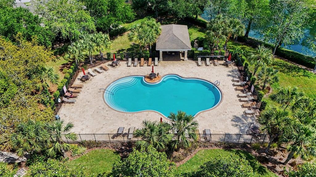 2134 Barracuda Court Holiday, FL 34691 - Photo 34 of 36 an aerial view of a house with outdoor space and pool