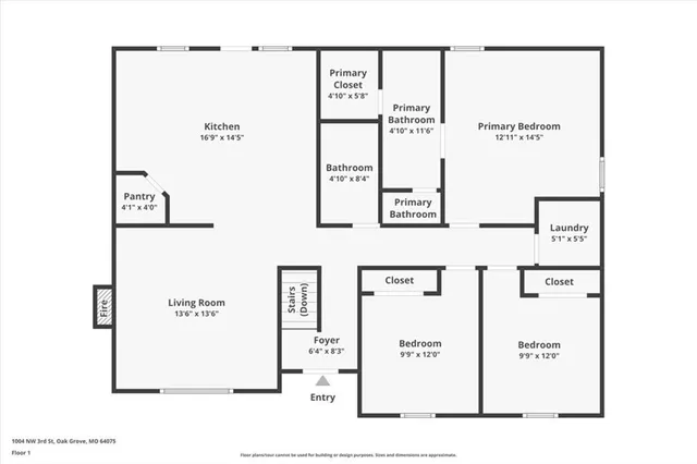 $339,000 | 1004 Northeast 3rd Street, Oak Grove, MO 64075