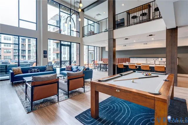 a kitchen with lots of counter top space