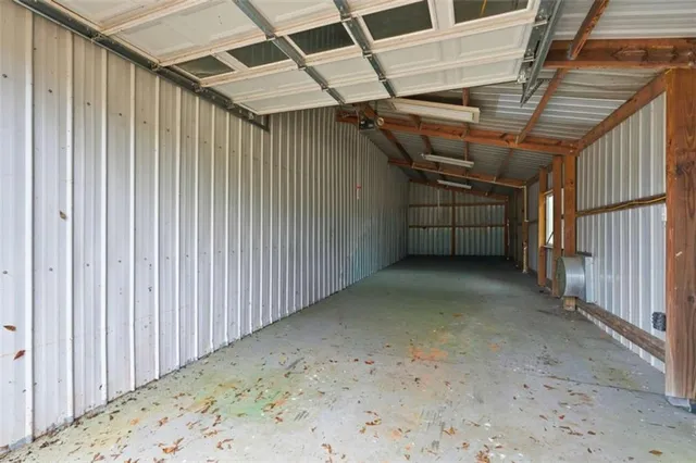 a view of a lake with houses