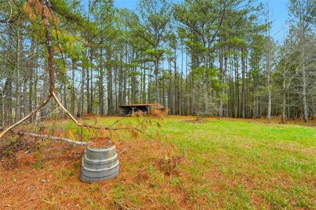 a view of outdoor space with trees