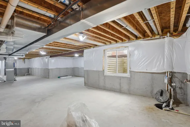 a view of storage and utility room