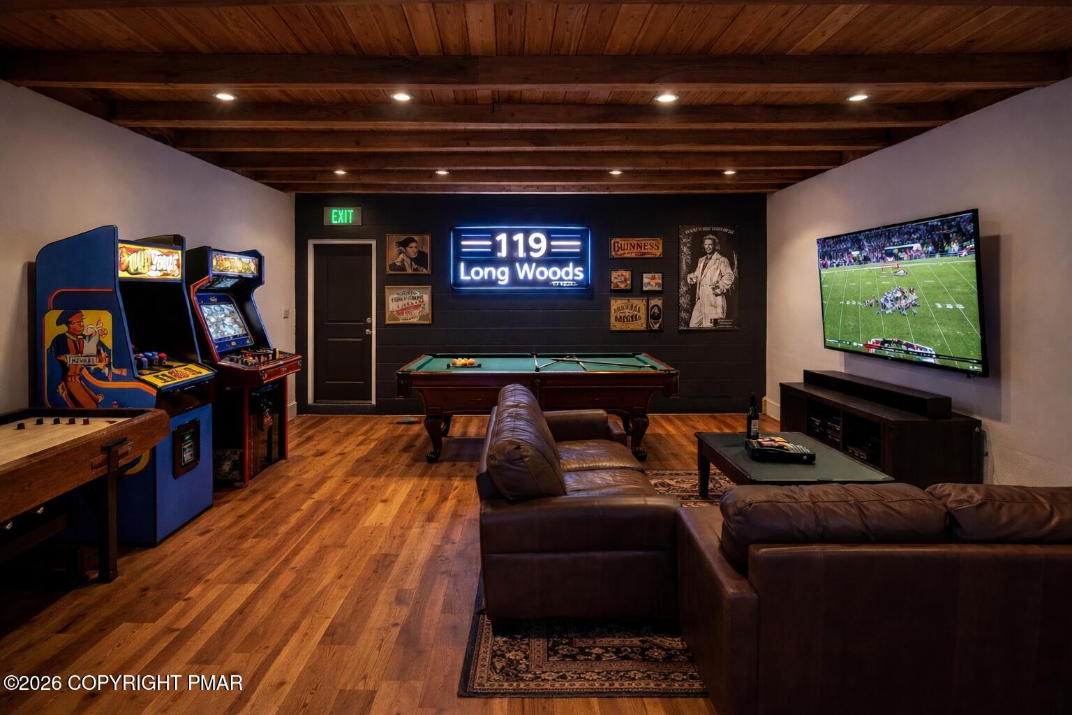 119 Long Woods Road Tobyhanna, PA 18466 - Photo 15 of 27 a living room with furniture and a flat screen tv