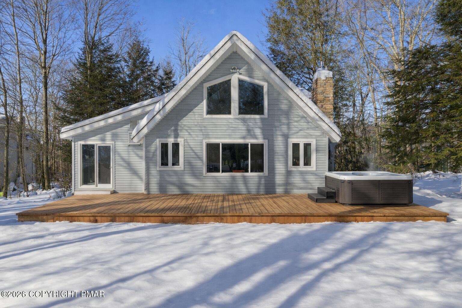 119 Long Woods Road Tobyhanna, PA 18466 - Photo 18 of 27 a front view of a house with a yard
