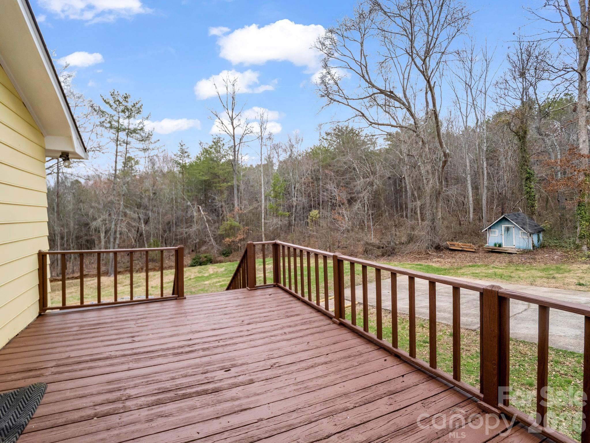 315 Walker Store Road Ellenboro, NC 28040 - Photo 28 of 39 a balcony with wooden floor