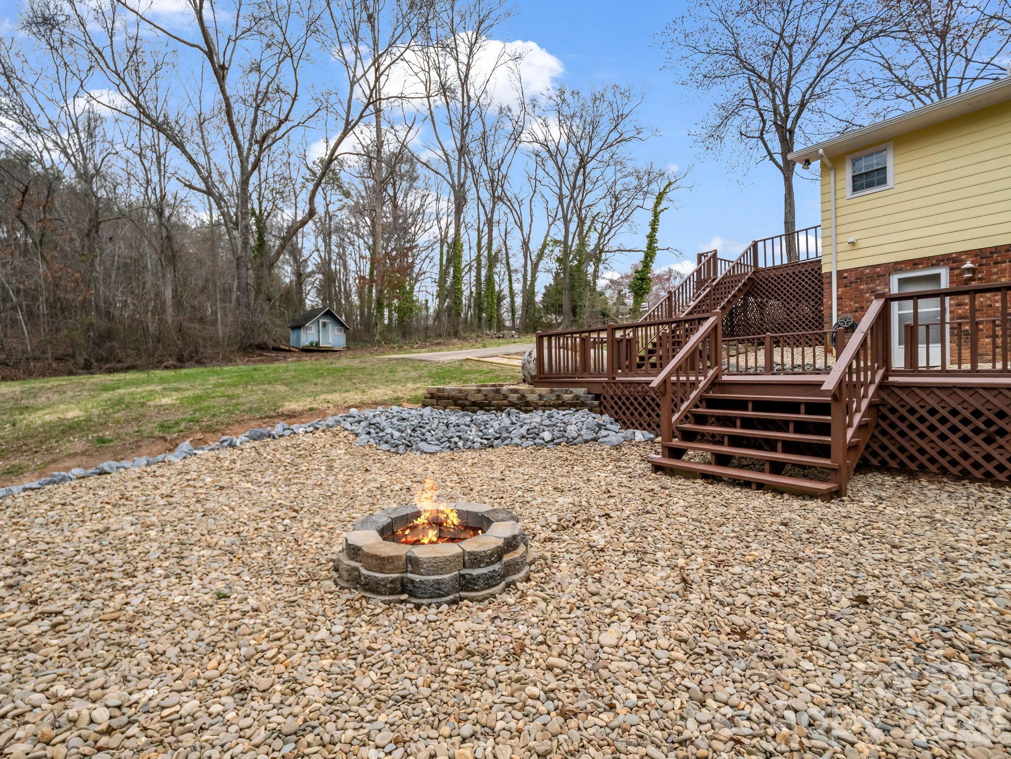 315 Walker Store Road Ellenboro, NC 28040 - Photo 34 of 39 a view of a backyard with trees