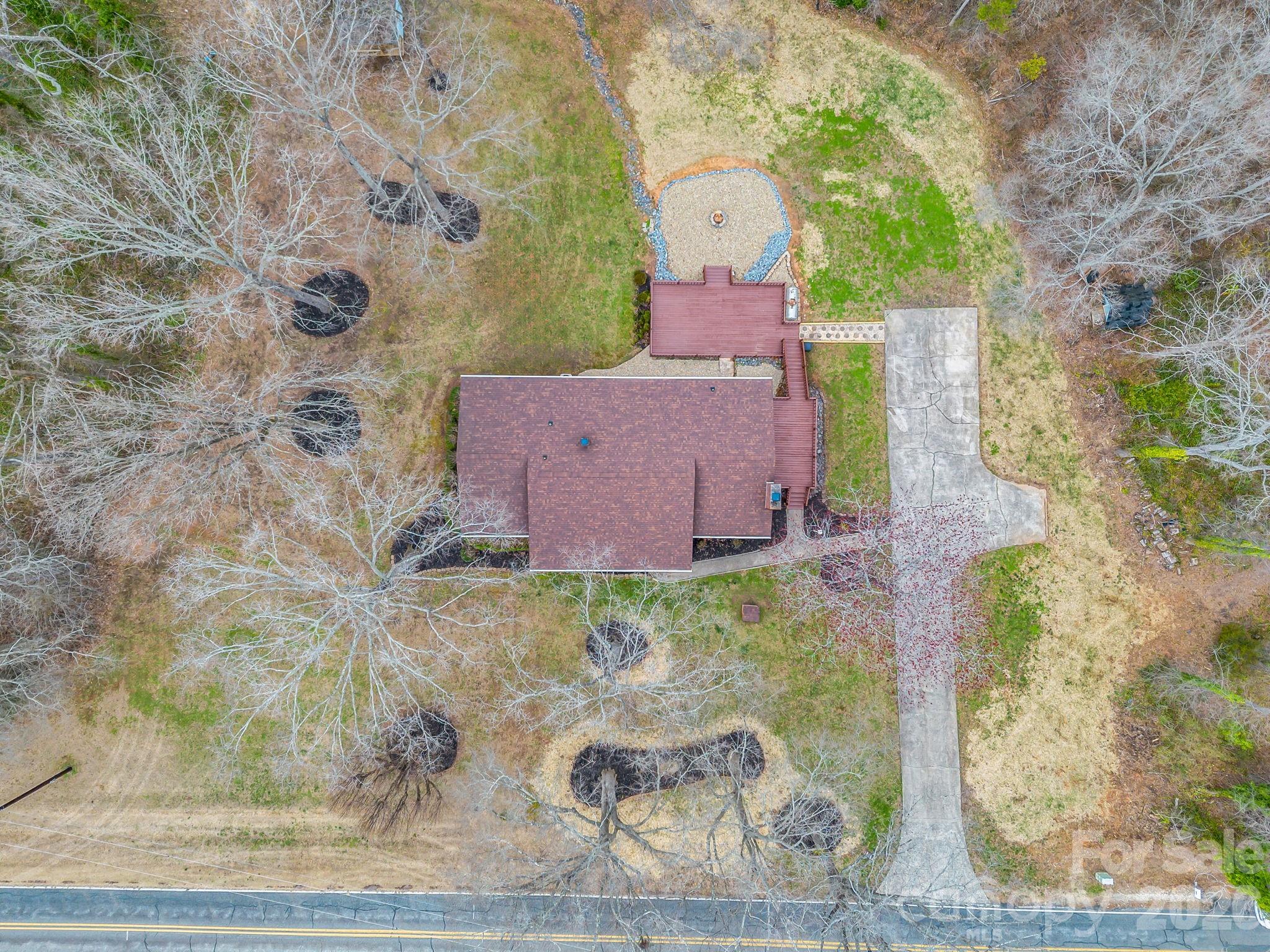 315 Walker Store Road Ellenboro, NC 28040 - Photo 38 of 39 an aerial view of a house with a yard
