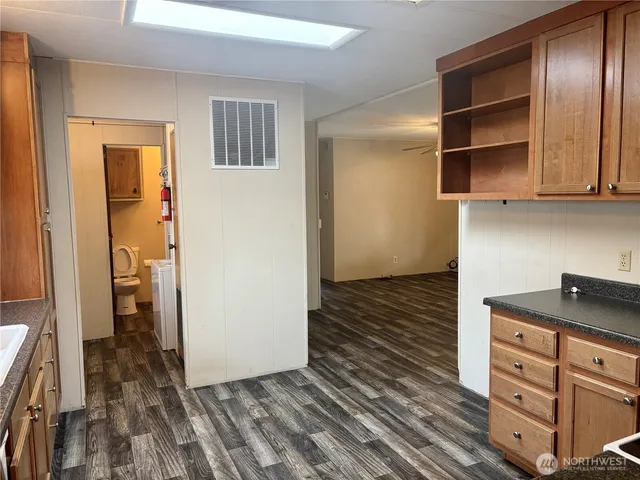 a view of closet area