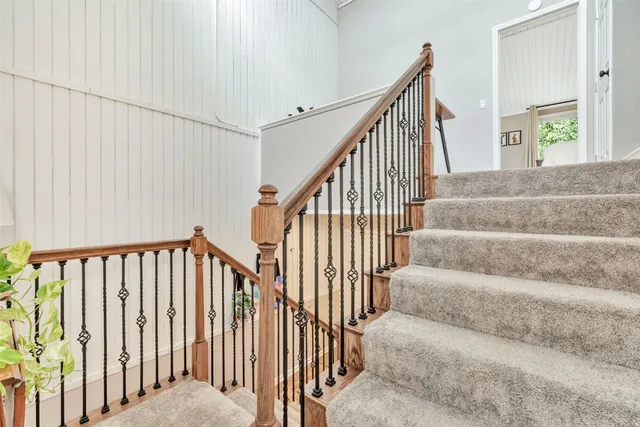 a bed room with a bed and a window