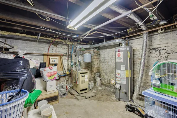 a view of storage and utility room