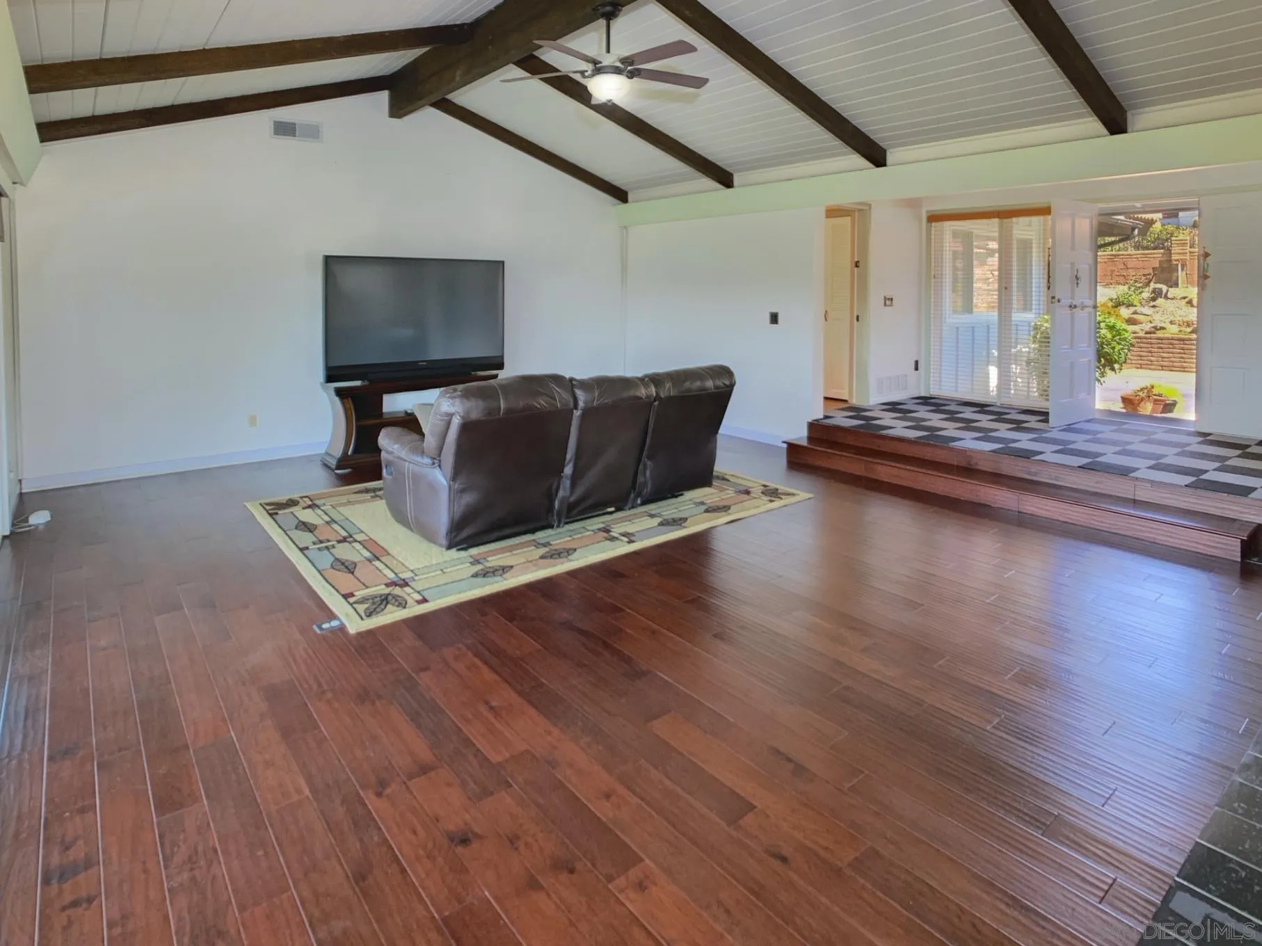 1958 Highlands View Road Alpine, CA 91901 - Photo 11 of 58 a living room with hard wood floors and a couch