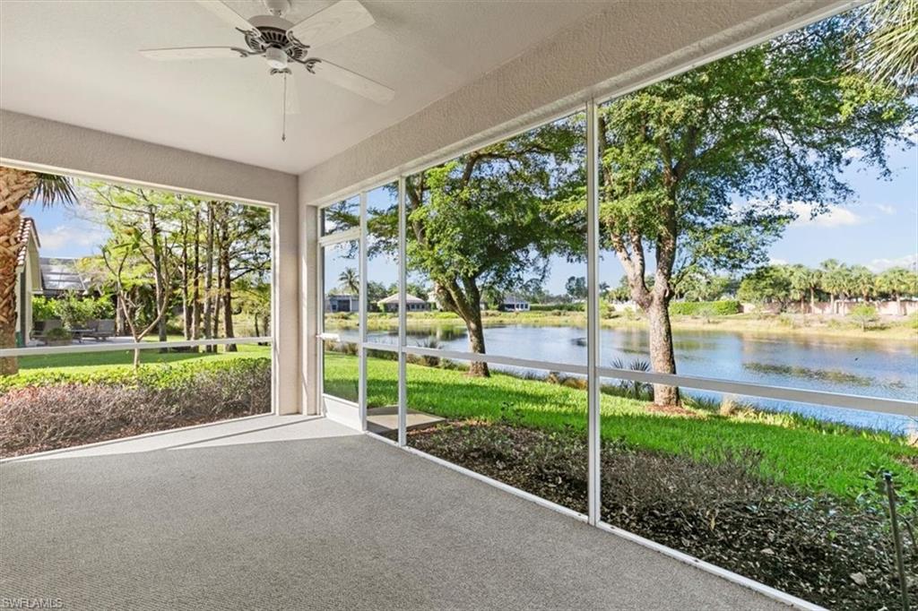 7092 Timberland Circle, Unit 1101 Naples, FL 34109 - Photo 15 of 48 a view of a porch with a backyard