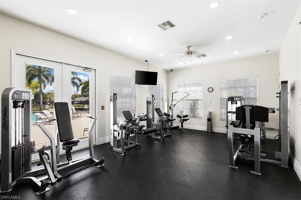 7092 Timberland Circle, Unit 1101 Naples, FL 34109 - Photo 38 of 48 a view of a room with gym equipment