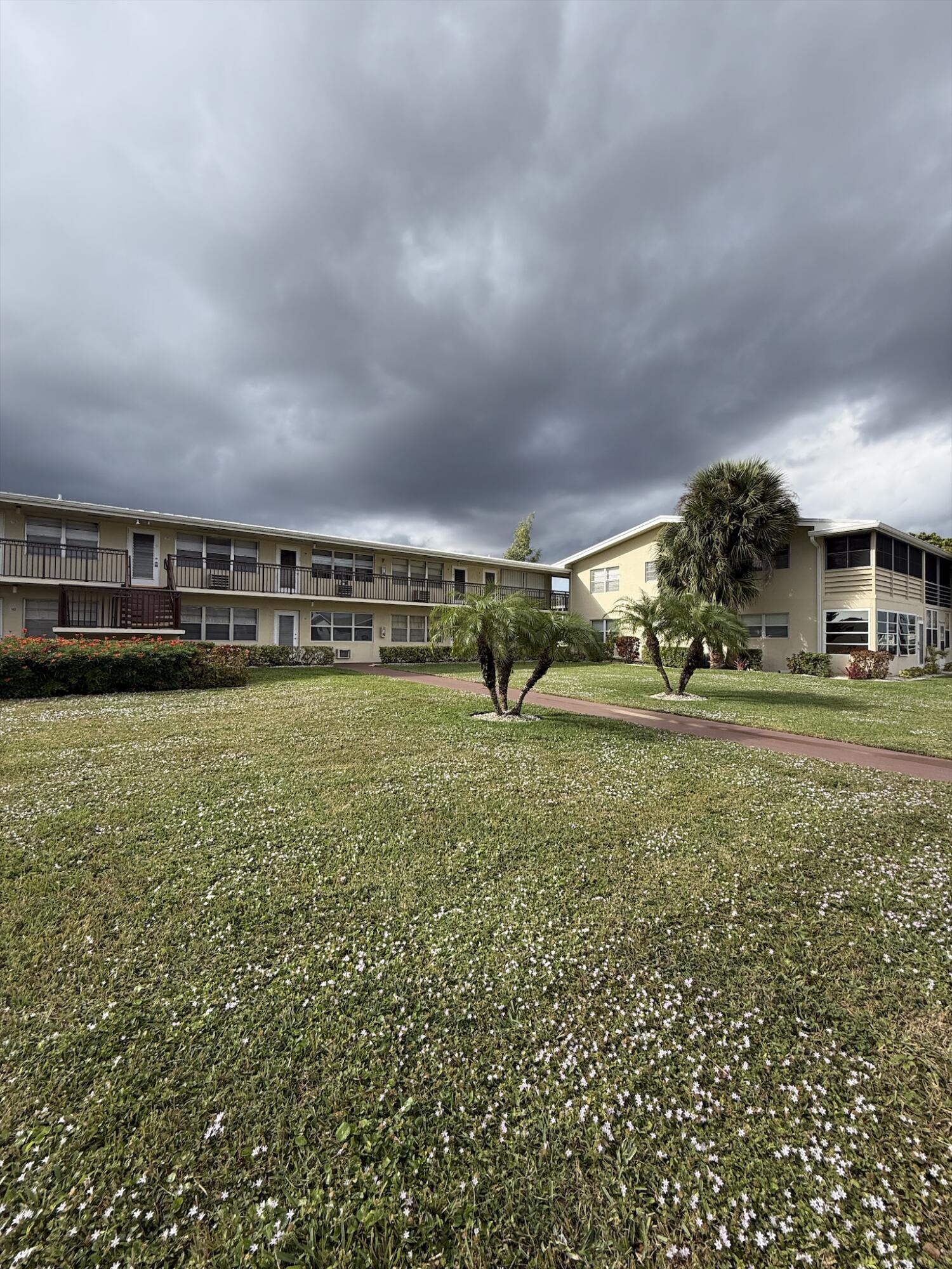 a view of a green field