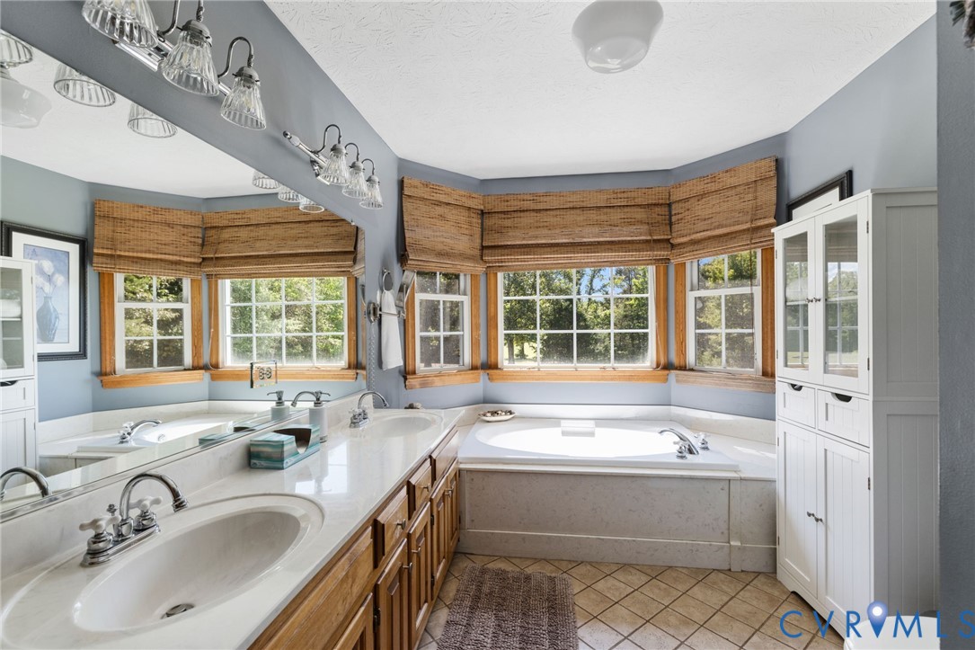 748 Factory Mill Road Bumpass, VA 23024 - Photo 17 of 44 a bathroom with a sink and a bathtub