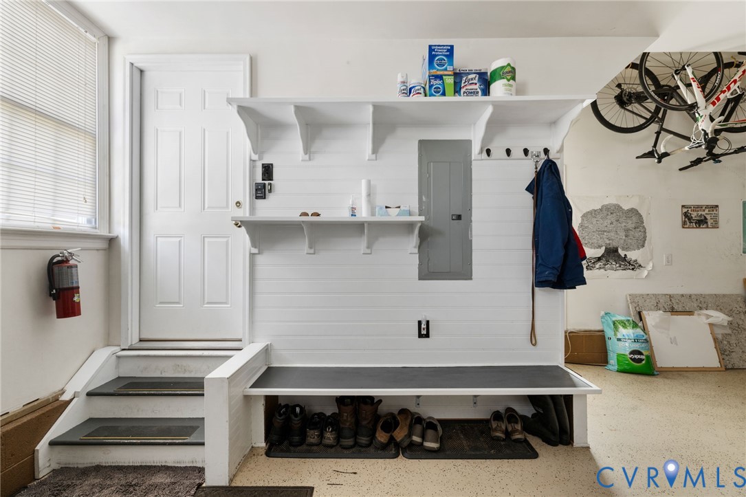 748 Factory Mill Road Bumpass, VA 23024 - Photo 30 of 44 a view of dining room with wooden floor and entryway