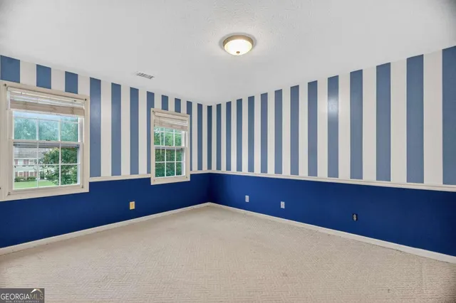 a view of wooden door