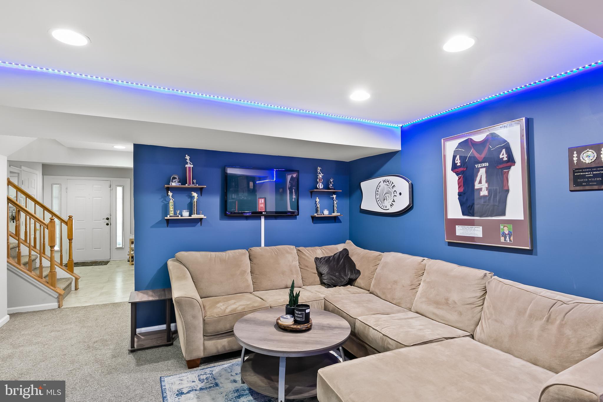 54 Millstream Road Pine Hill, NJ 08021 - Photo 4 of 22 Lower level entertainment space
