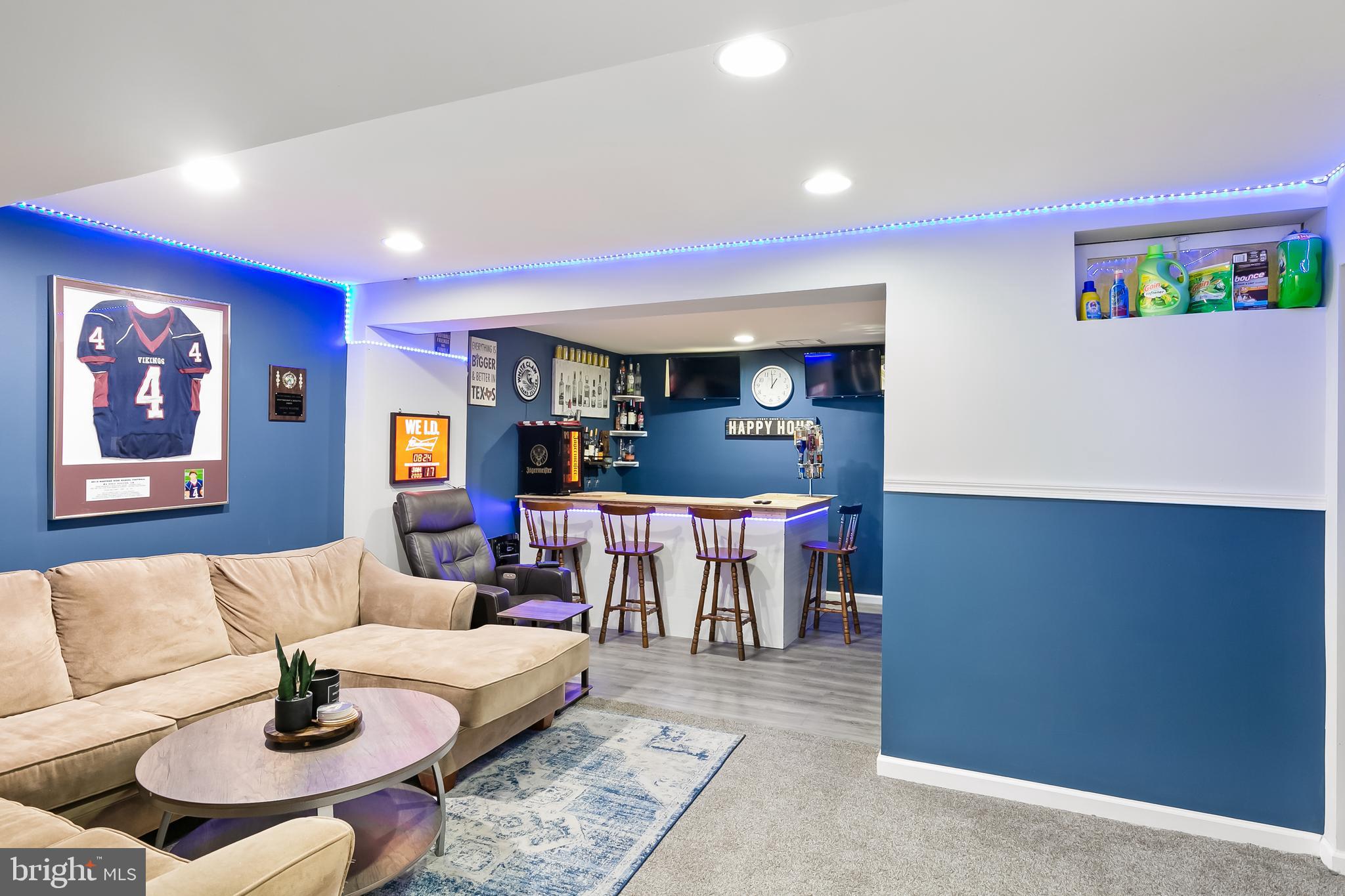54 Millstream Road Pine Hill, NJ 08021 - Photo 5 of 22 Lower level entertainment space