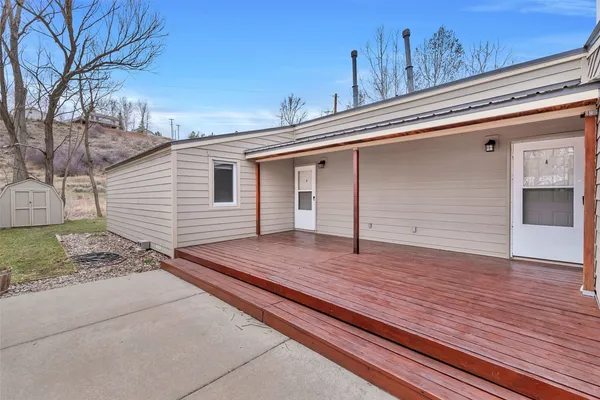 a view of a house with a roof deck