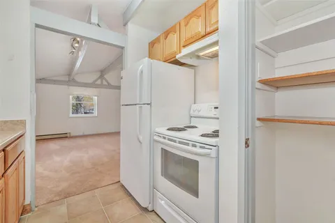 a view of a livingroom with an empty space