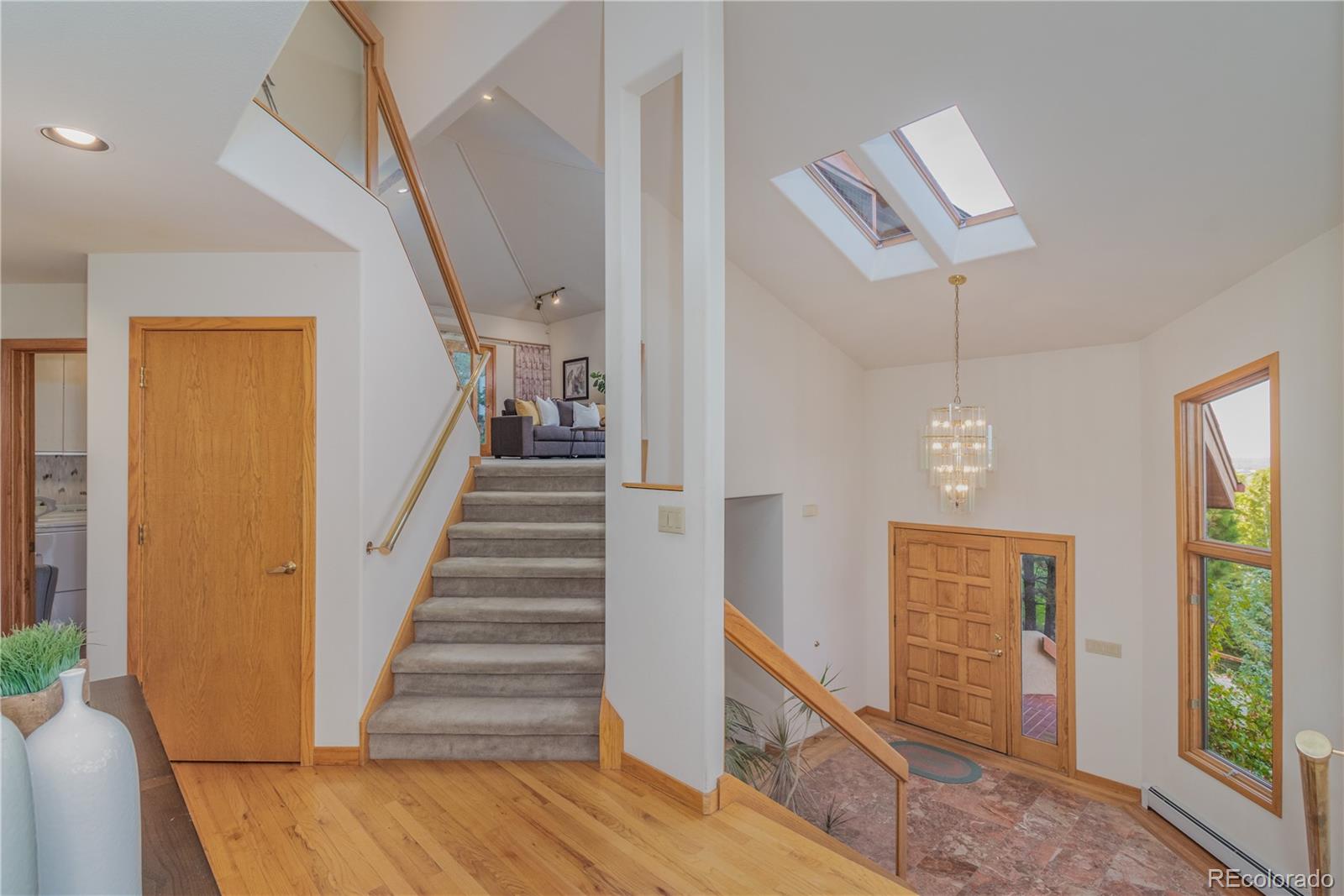 265 Bellevue Drive Boulder, CO 80302 - Photo 14 of 32 a view of entryway and hall with wooden floor