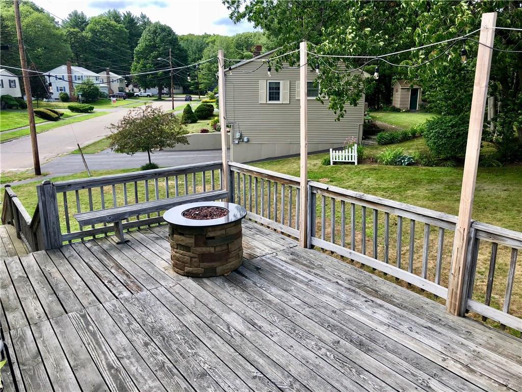 125 Four Winds Road Portland, ME 04102 - Photo 7 of 35 Big deck with posts for hanging lights