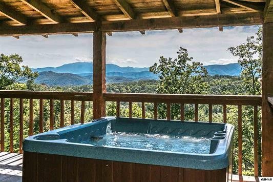 1758 Bluff Ridge Road Sevierville, TN 37876 - Photo 8 of 13 a view of balcony with furniture