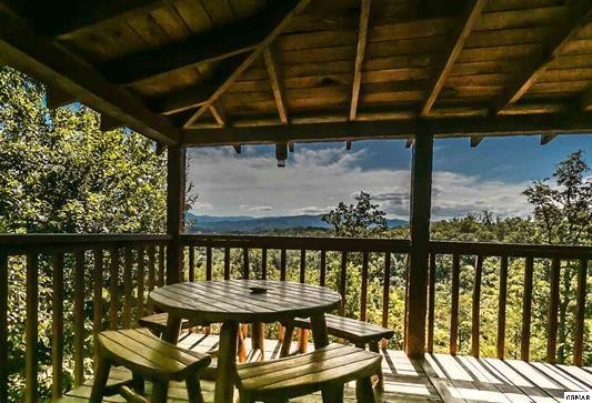 1758 Bluff Ridge Road Sevierville, TN 37876 - Photo 9 of 13 a view of a balcony with chairs