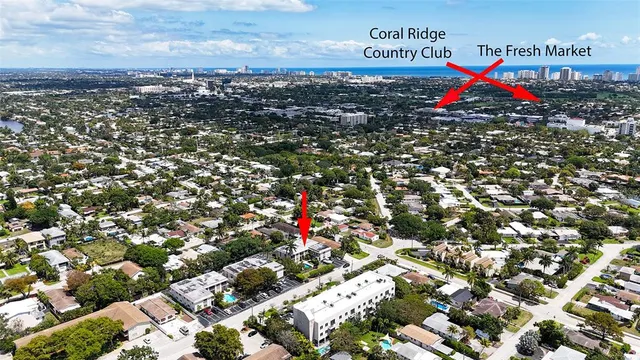 an aerial view of city