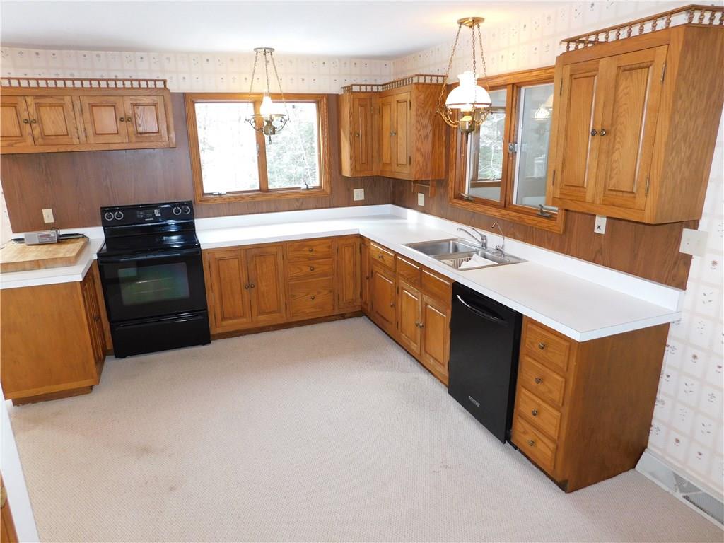 223 Tower Road Jamestown, PA 16134 - Photo 10 of 25 OAK KITCHEN WITH JEN AIR STOVE TOP