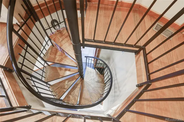 a view of an front door