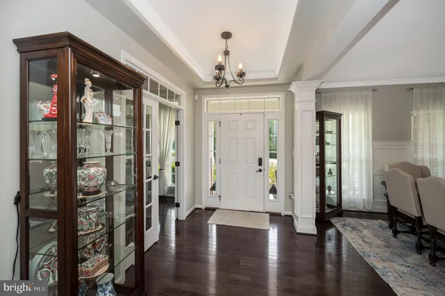 a view of a dining room and livingroom